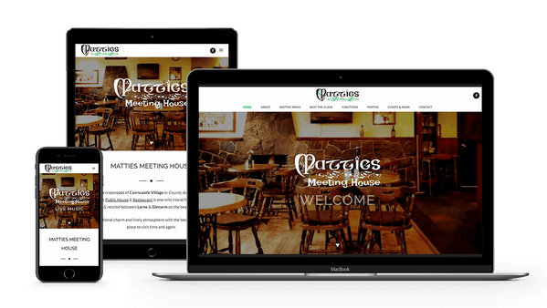 The Larne Web Design Co. Web Design SEO Larne County Antrim Website Design Larne web-design-seo-larne-client-portfolio-matties